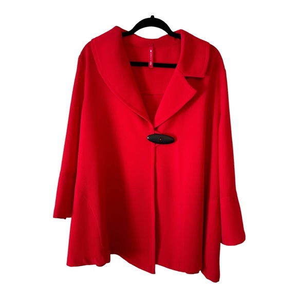 IC COLLECTION Jackets & Blazers - IC by Connie Plus Size 2X Dressy Red Jacket